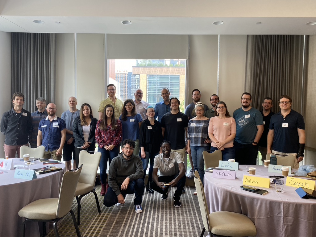 A group photo of participants in a Griff Development training session