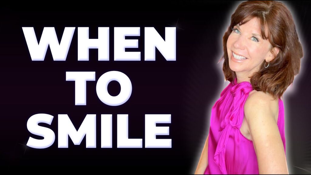 when to smile