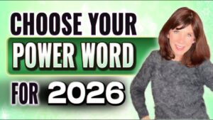 text reads, "choose your power word for 2026"