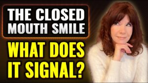 the closed-mouth smile: what does it signal